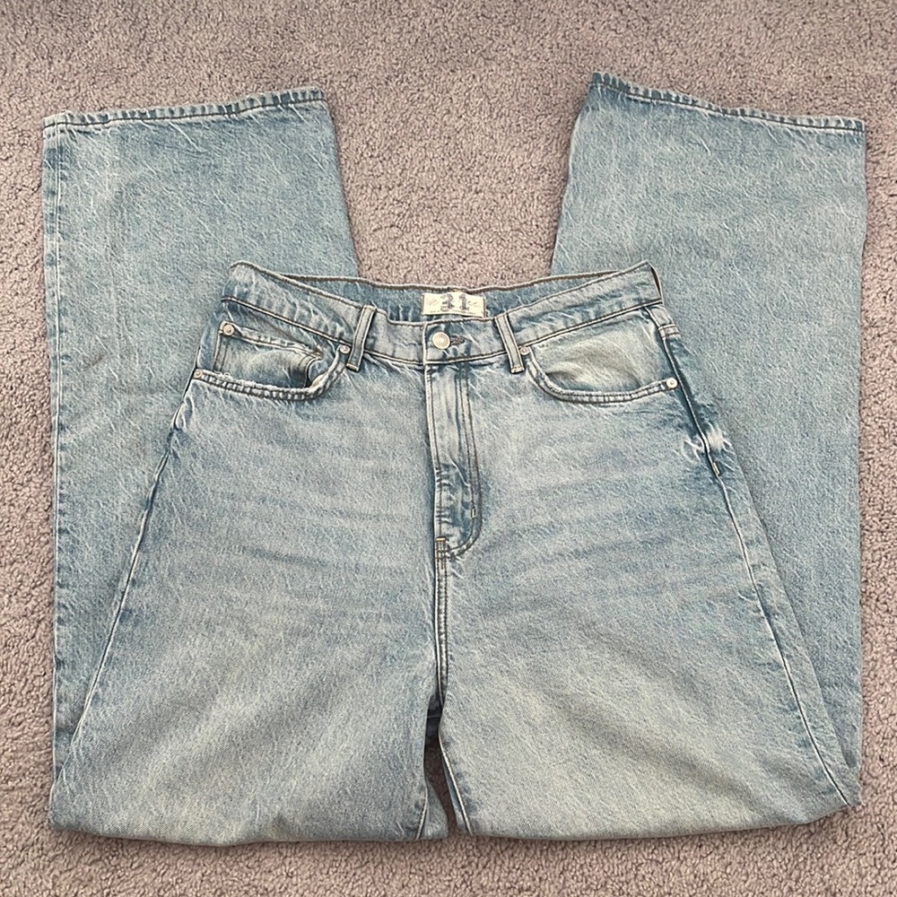 Free People Wide Leg Jeans